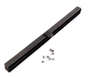 Rahmen für Geldbeutel & Taschen 19 cm schwarz-silber (EUR 5,90/St.) Taschenrahmen Metallrahmen Geldbeutel-Rahmen Geldbeutelrahmen