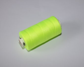 Nähgarn neongelb 500 m (EUR 2,40/St.) neon gelb neon-gelb Garn Polyester