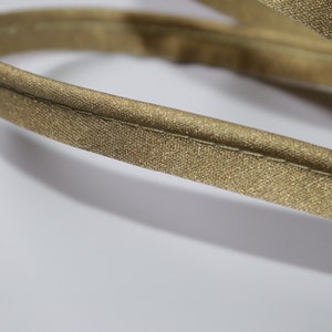 2m Paspelband gold 12 mm Biesenband Paspel ab 2 Meter EUR 1,60/m Paspel Biese goldfarben golden Bild 4