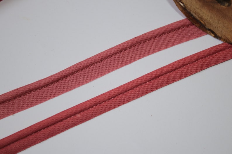 2m Paspelband rosenholz altrosa-TIEFdunkel 12 mm ab 2 Meter EUR 1,50/m Biesenband Paspel woodrose altrosa tiefdunkel Bild 4