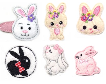 Hase Haarspange - freie Farbwahl Haarspange  kinder Haarklammer  Haarschmuck Mädchen Kind Hair clips Kids