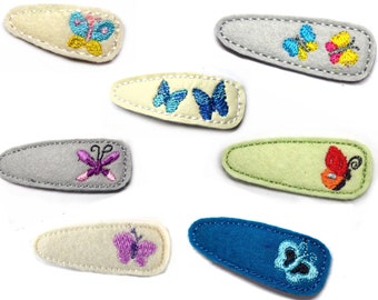 Butterfly  Hair clip  - free choice of colours