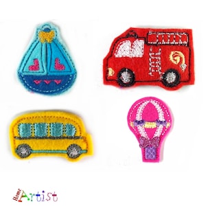Tractor hair clip - free choice of colours