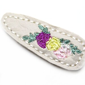 Flower Hair clip free choice of colours image 6