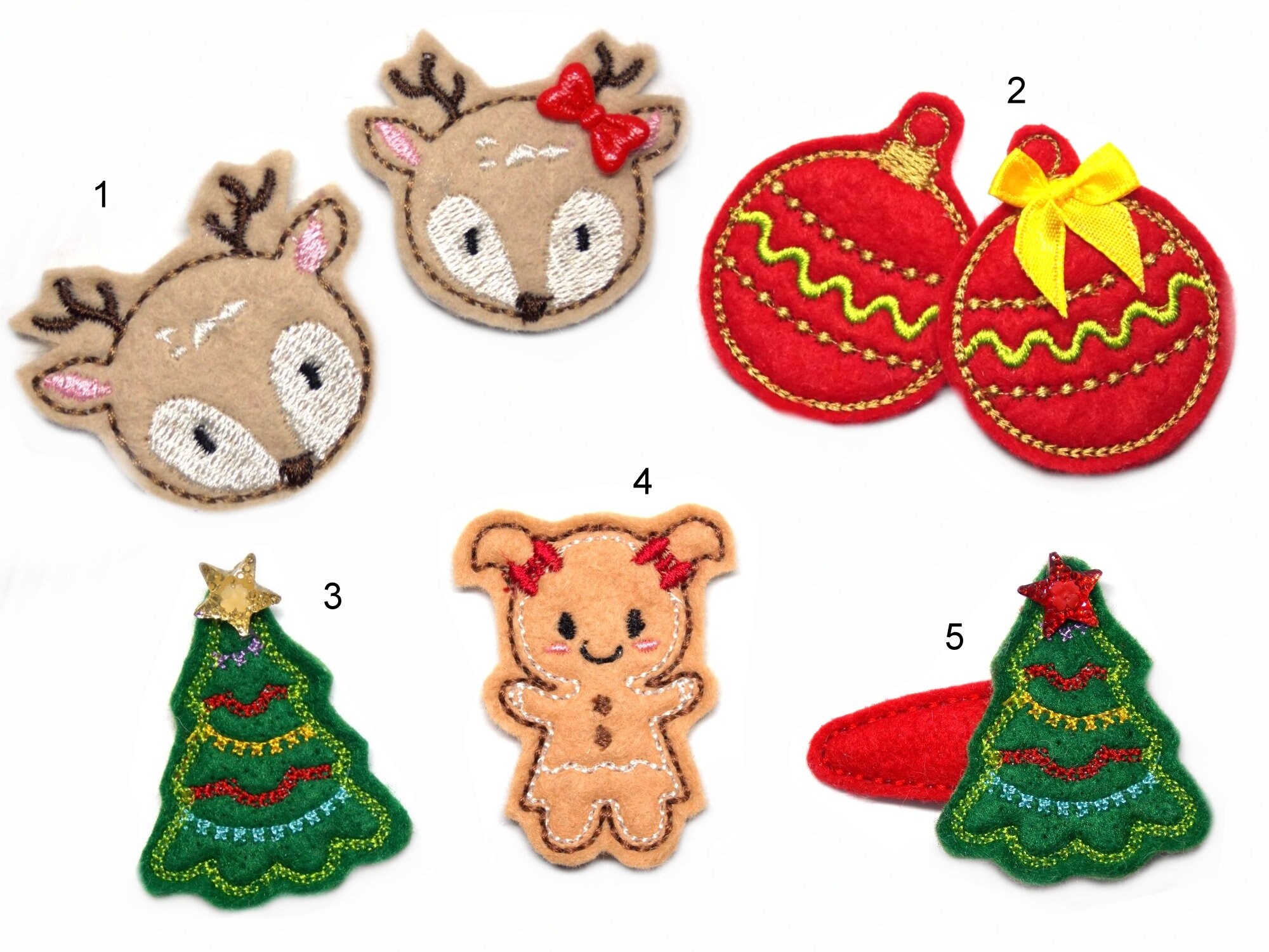 Christmas Hair Clip Advent Calendar Childrens Bobby Pin - Etsy