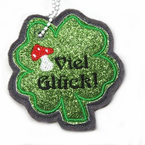 Clover Keyring Name Pendant Personalised snaptag Backpack Name Tag Suitcase Tag School Bag School Bag School Bag