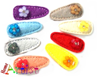 Pince à cheveux de fleur appareil - libre choix de couleur coiffure fille enfant Hair clips Enfants