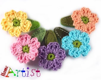 Haarspange Blume Spange - freie Farbwahl Haarschmuck Mädchen Kind Hair clips Kinder