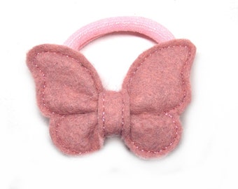 Ponytail elastic bow ribbon