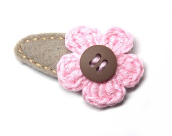 Haarspange Blume Spange - freie farbwahl Haarschmuck Mädchen Kind Hair clips Kinder