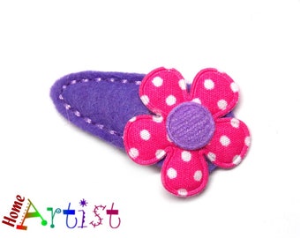Haarspange Blume Clip - freie farbwahl Haarschmuck Mädchen Kind Hair clips Kinder