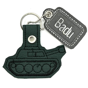 Tank Keyring Name Pendant Personalised snaptag Backpack Name Tag Suitcase Tag School Bag School Bag School Bag