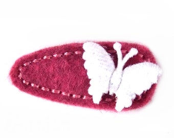 Haarspange Schmetterling Spange - freie Farbwahl Haarschmuck Mädchen Kind Hair clips Kinder