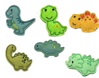 Dino Hair clip - free choice of colours