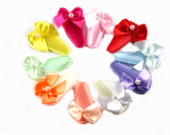 Haarspange Schleife - freie Farbwahl Haarspange  kinder Haarklammer  Haarschmuck Mädchen Kind Hair clips Kids