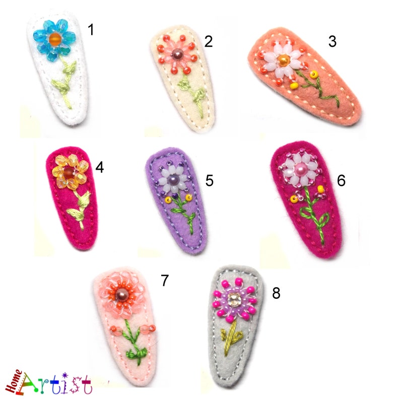 Baby hair clip free choice of colours image 2