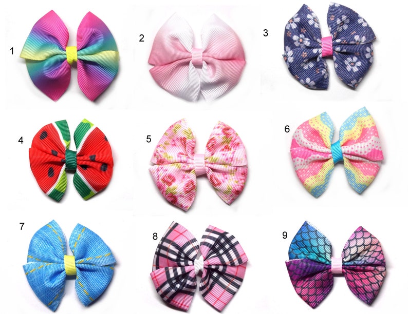 Bow Baby / toddler Hair clip image 2