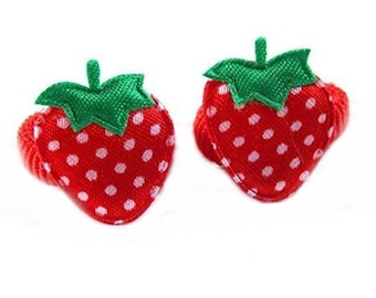Bébé gommes capillaire fraise fraise libre choix de couleur coiffure fille enfant Hair clips Enfants