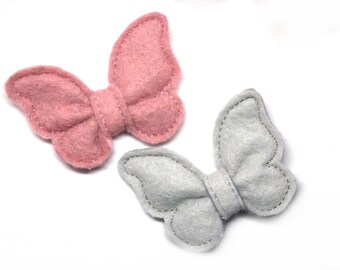 Butterfly baby hair clip