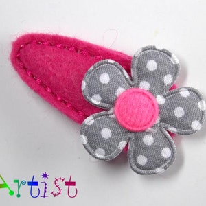 Baby hair clip Flower image 2