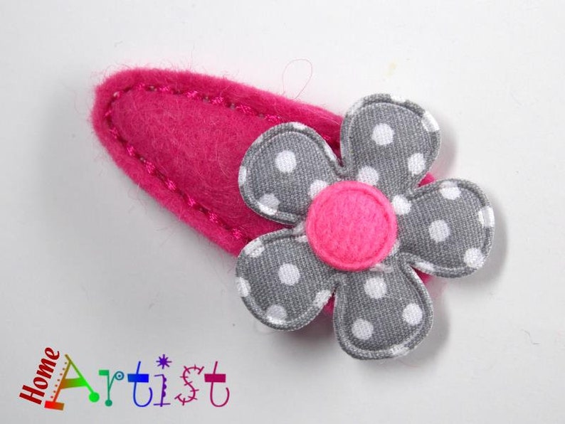 Baby hair clip Flower image 2
