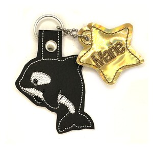 Wahle Keyring Name Pendant Personalised snaptag Backpack Name Tag Suitcase Tag School Bag School Bag School Bag