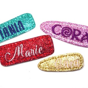 Name Hair clip Baby Toddler Hairclip Original and free color