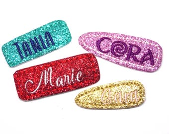 Name Hair clip Baby Toddler Hairclip Original and free color
