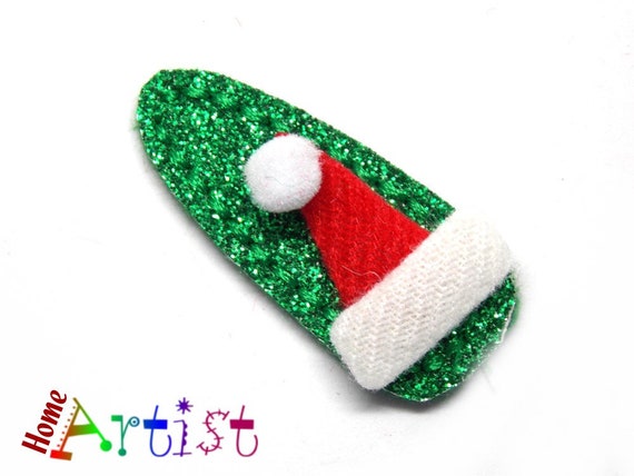 20-teiliges Weihnachts-Haarschmuck Set – Haarspangen & Haargummis Mit Festmotiven