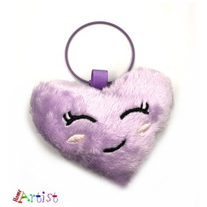 Sleutelhanger pluche hart naam hanger sleutelhanger rugzak naamplaatje koffer tag schooltas schooltas gepersonaliseerd