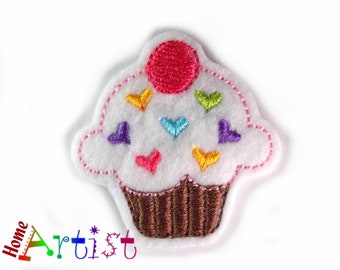 Cupcake muffin pince à cheveux - libre choix de couleur coiffure fille enfant Hair clips enfants