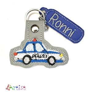 Police Keyring Name Pendant Personalised snaptag Backpack Name Tag Suitcase Tag School Bag School Bag School Bag