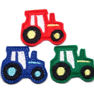 Tractor hair clip - free choice of colours