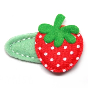 Strawberry hair clip