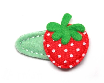 Strawberry hair clip