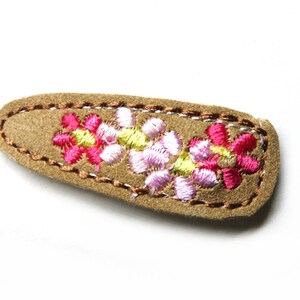 Flower Hair clip free choice of colours image 4