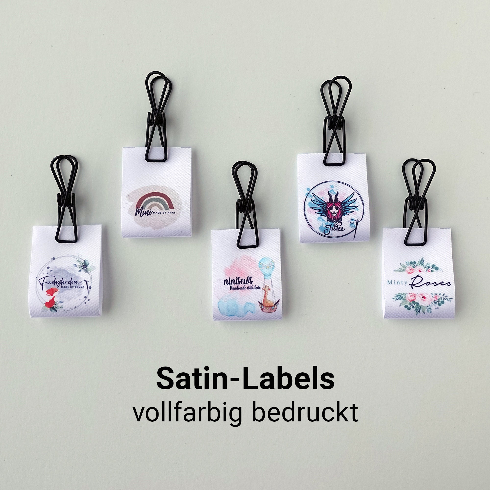 Personalisierte Etiketten mit Digitaldruck