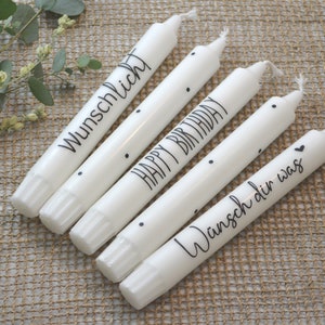Stick candle | Candle labeled | Birthday candles | Decoration | Desired light