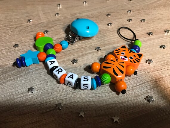 Schnuller necklace with names