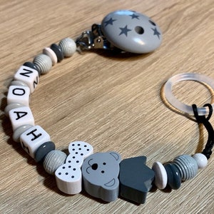 Schnuller necklace with names