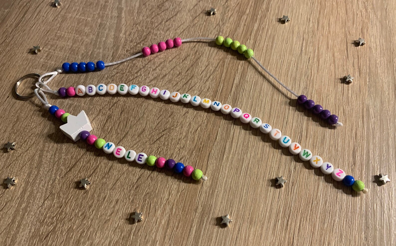 ABC chain / Number chain with name Etsy