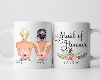 Custom Bridesmaid Proposal Mug, Bridal Party Gift