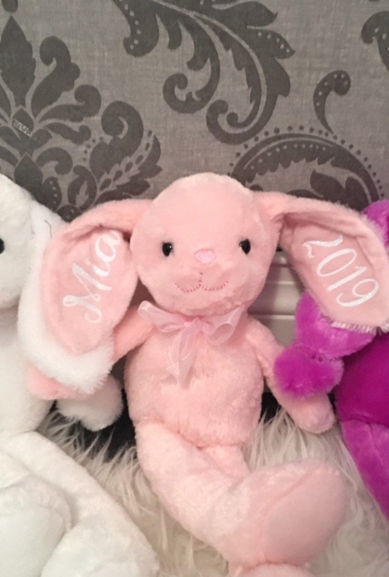 Plush bunnies//bunny stuffy//stuffed toy//flower girl | Etsy