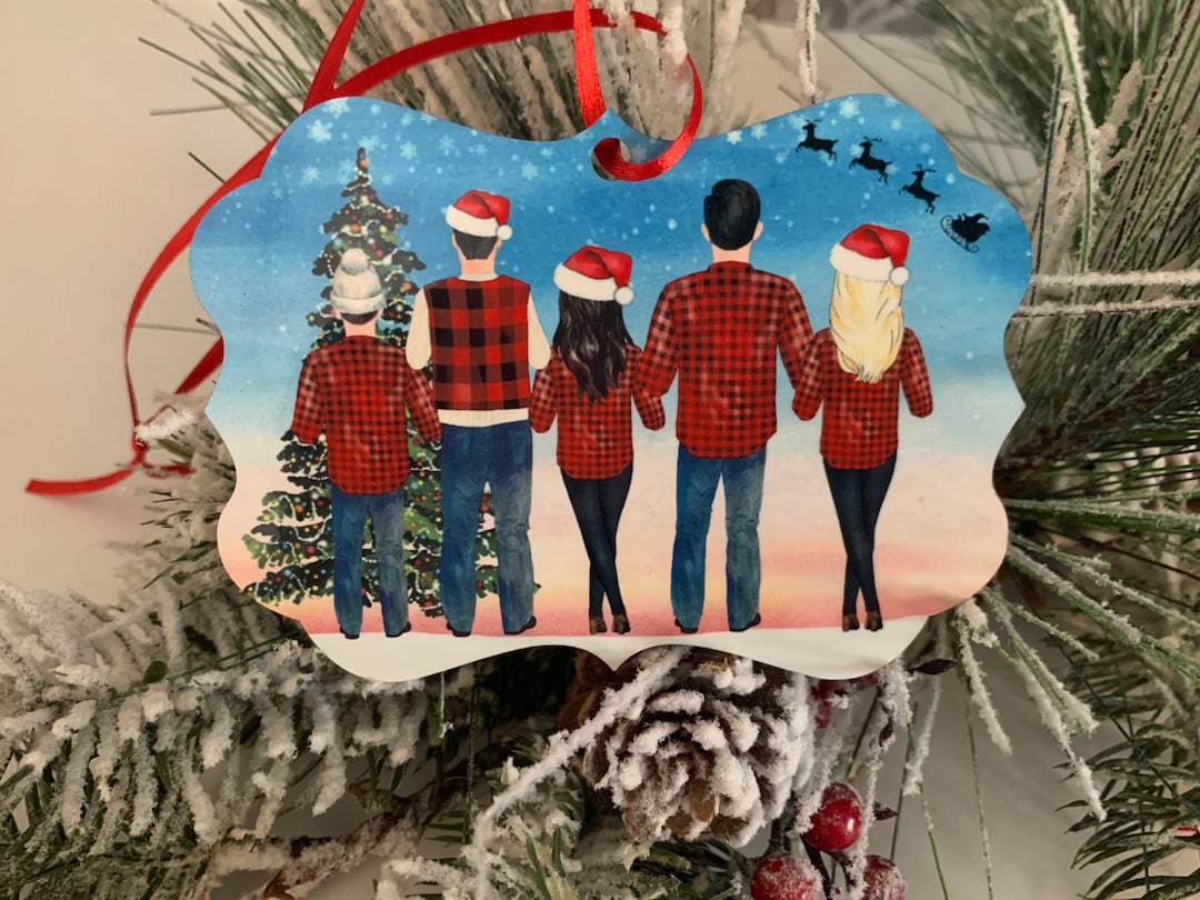 Family Christmas Ornament/custom Family Ornament/photo Ornament ...