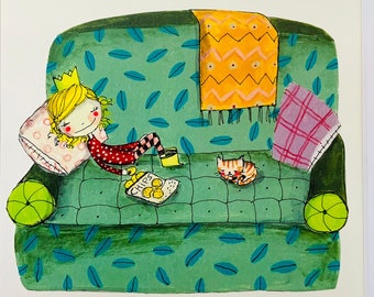 Sofa-Prinzessin print