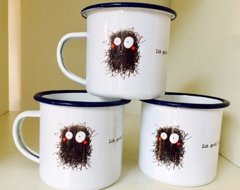 Mug enamail monstre je ressemble toujours à ceci