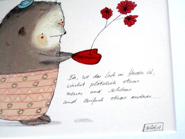 Da Ist Ein Loch In Meinem Herzen Wo das Loch im Herzen ist... - Etsy.de