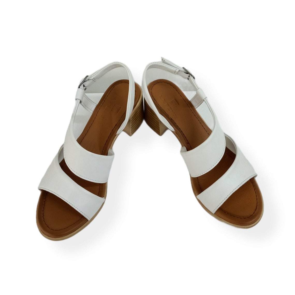 white sandals summer