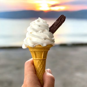 99 FAKE Mr Wippy Ice Cream Cone with flake Food Prop replica display food