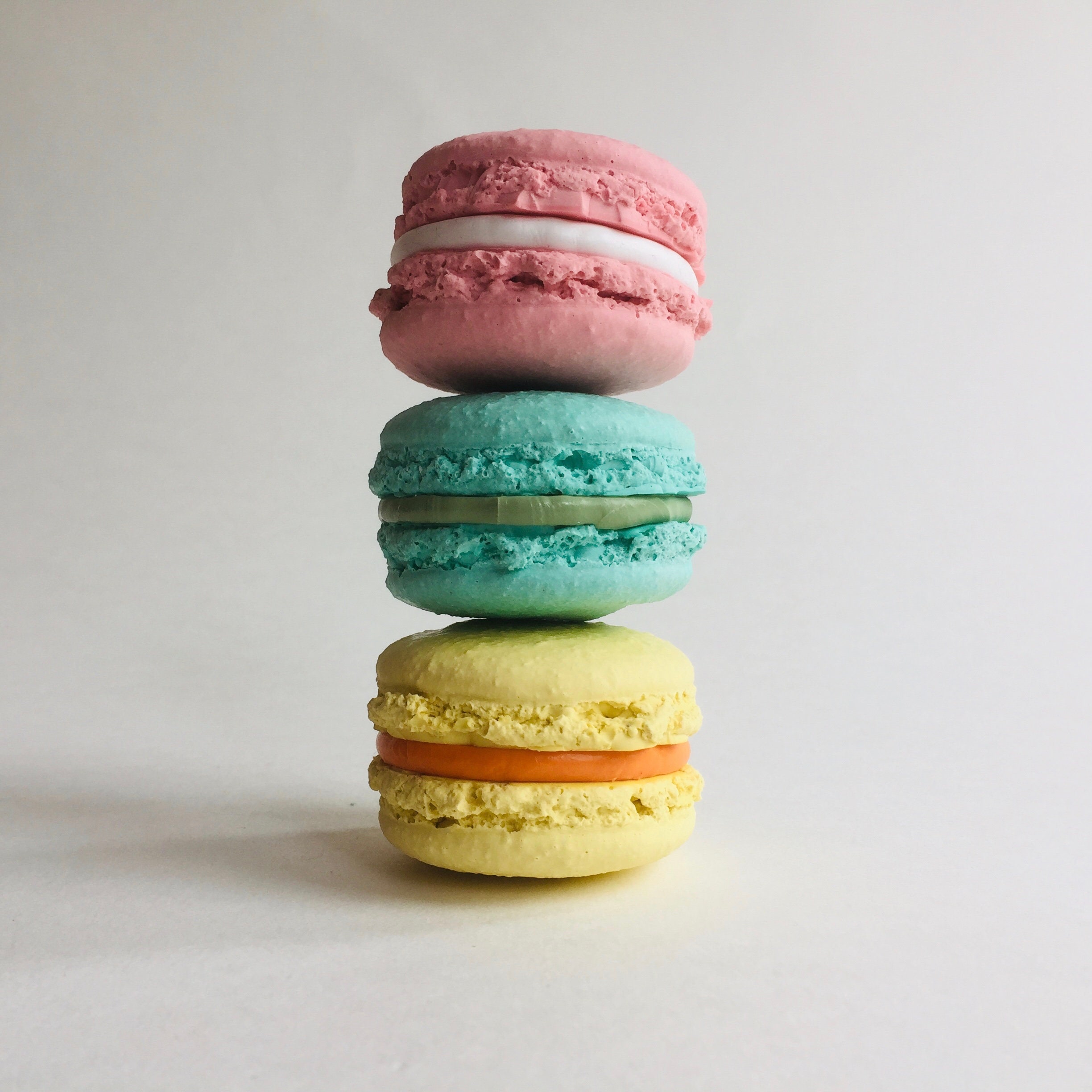 Fake Macarons SOLID Food Props Artificial Replica Fake Cake - Etsy UK